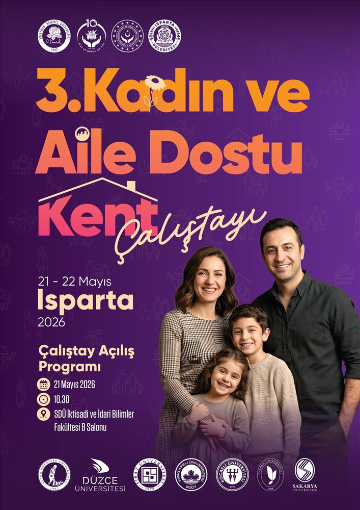 YÜKAM, 3.KADIN VE AİLE DOSTU KENT ÇALIŞTAYINA PAYDAŞ OLARAK KATILIM SAĞLADI 